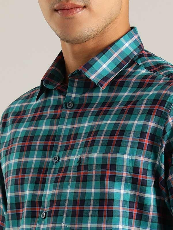 Indian Terrain Men Checkered Multicolor Shirt